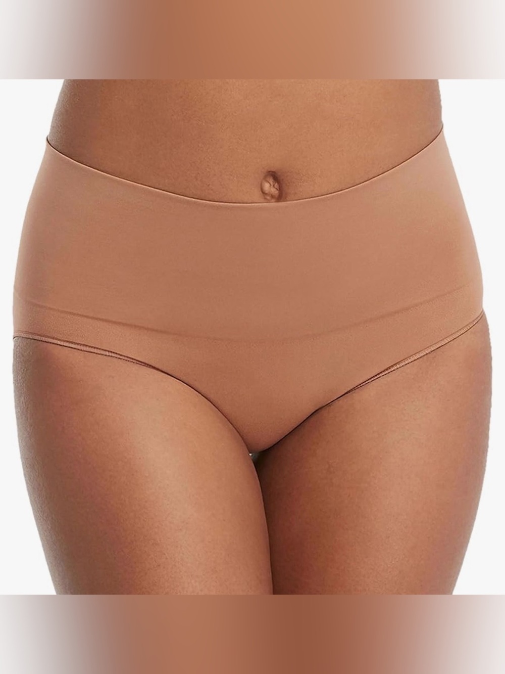 2 PACK SPANX Seamless Hipster 1 Brief & 1 Thong in Light Nude Blush - NWT